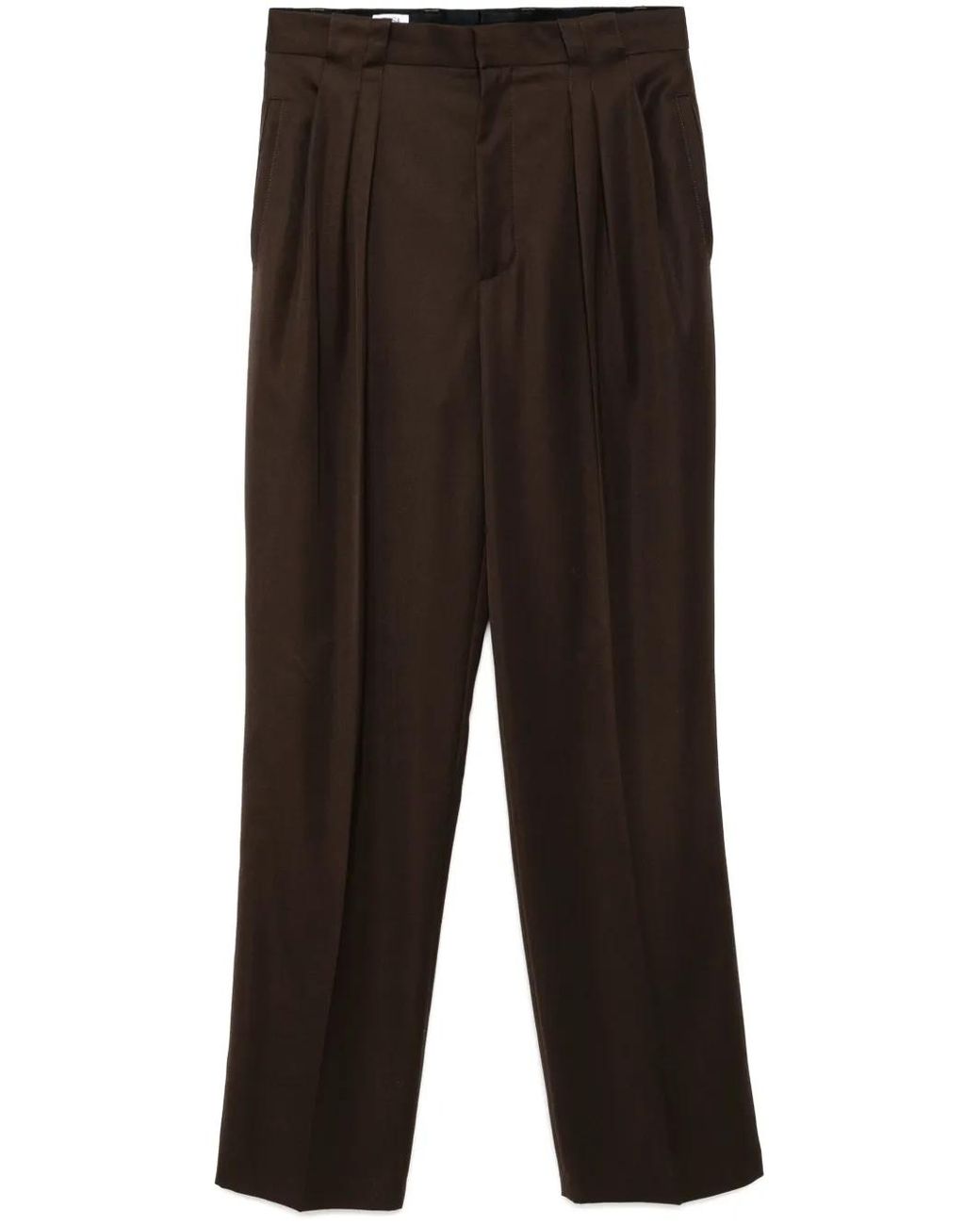 Casablanca Black Pleated Trousers for men