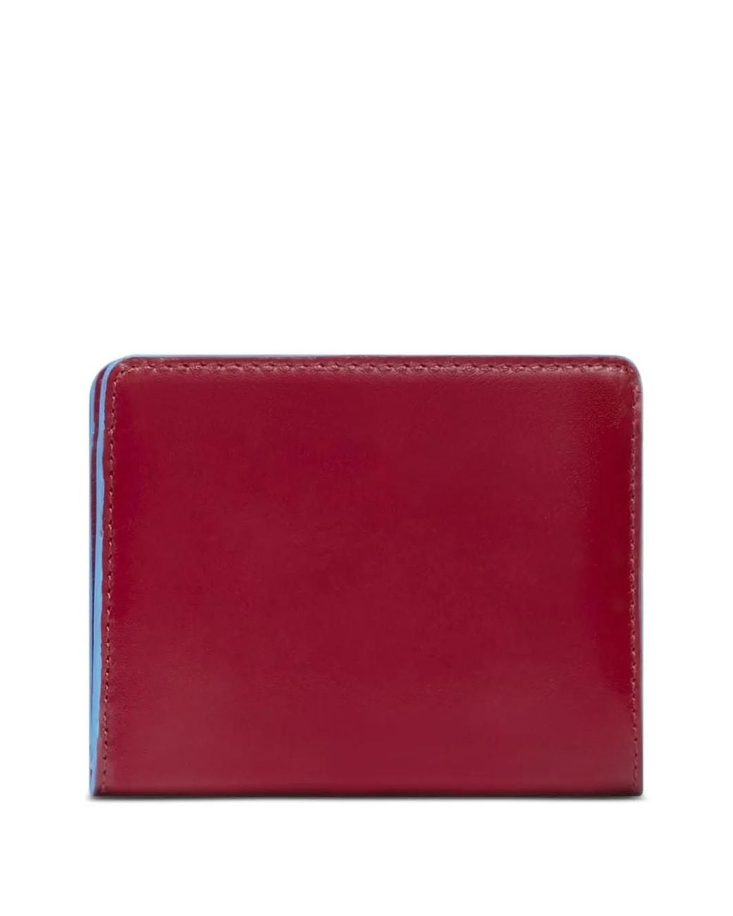 Piquadro Red Bifold Design Wallet