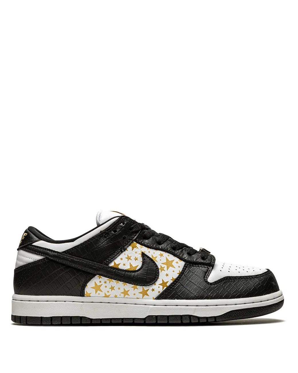 Nike Black X Supreme Sb Dunk Low "Stars/ Sneakers