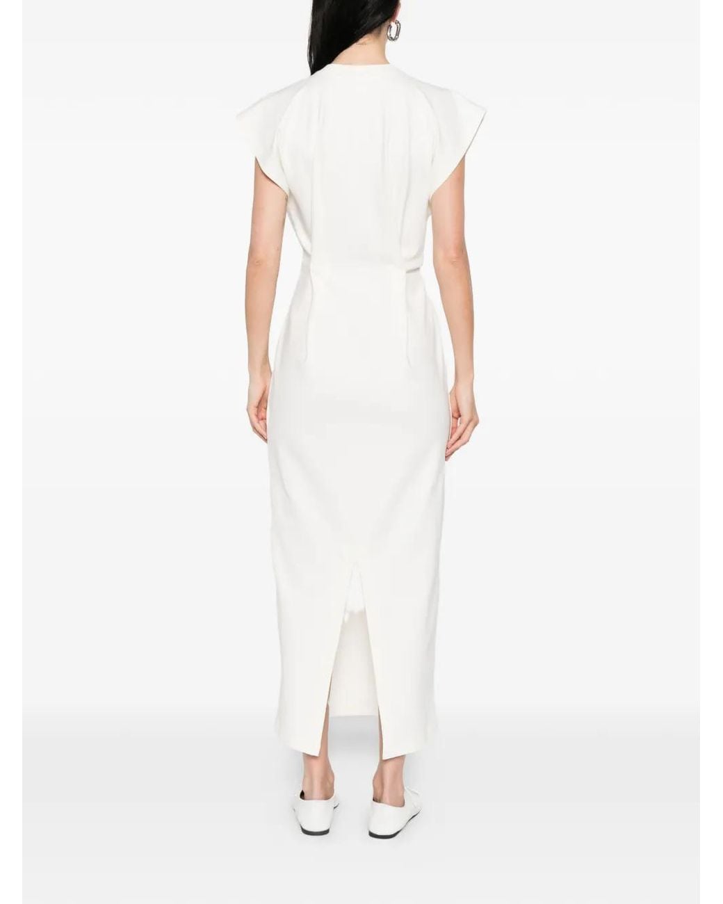 Vestido Largo Ajustable Coperni de color White