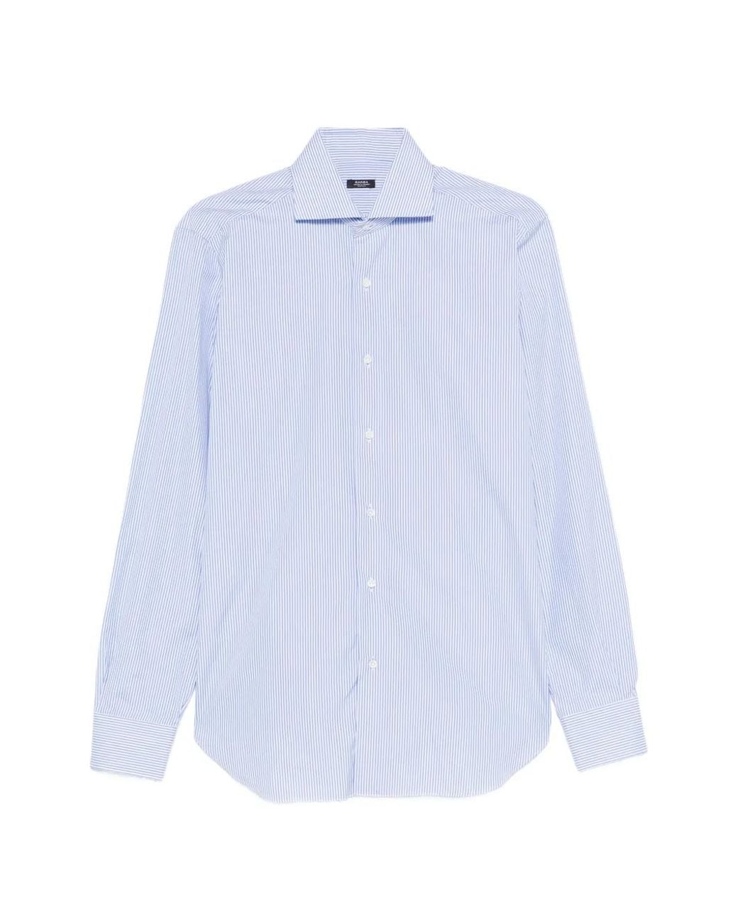 Barba Napoli White Chemise À Rayures for men