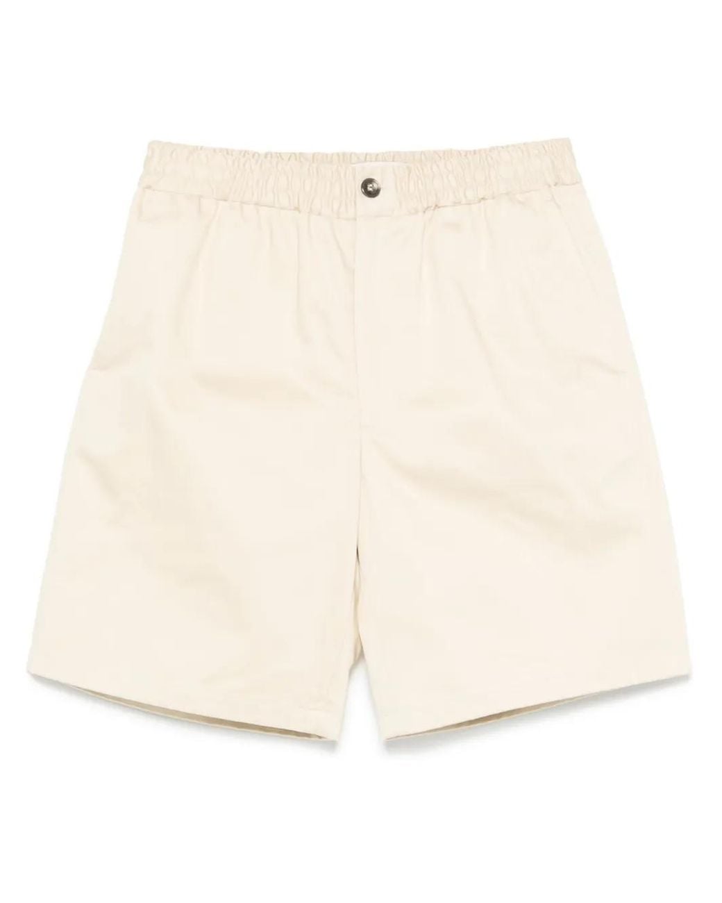 AMI Natural Cotton Chino Shorts for men