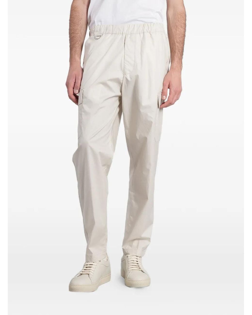Low Brand Natural Combo Elasticated-Waist Cargo Pants for men