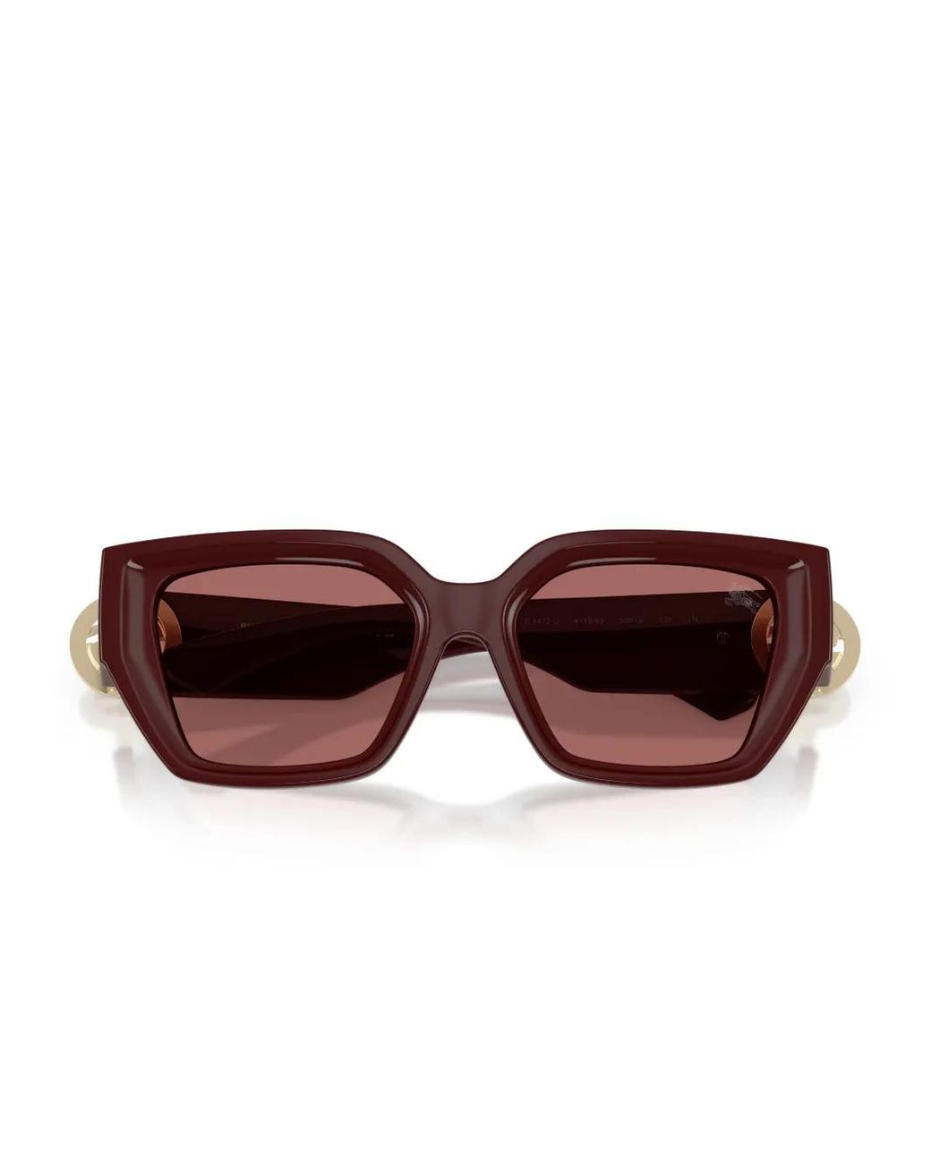 Burberry Brown Geometric-Frame Sunglasses