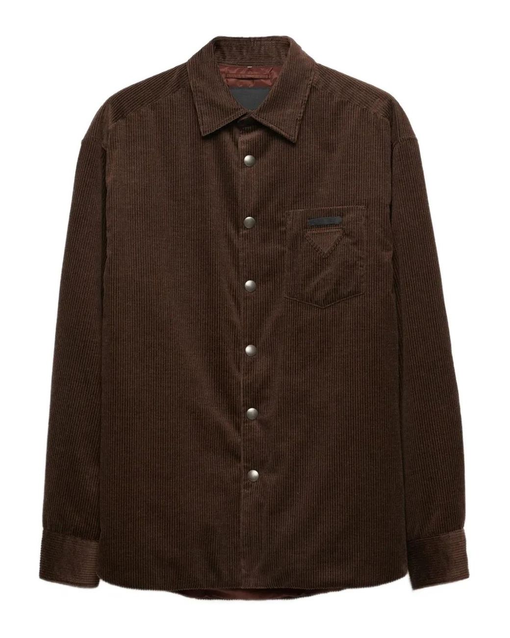 Camicia di Prada in Brown da Uomo