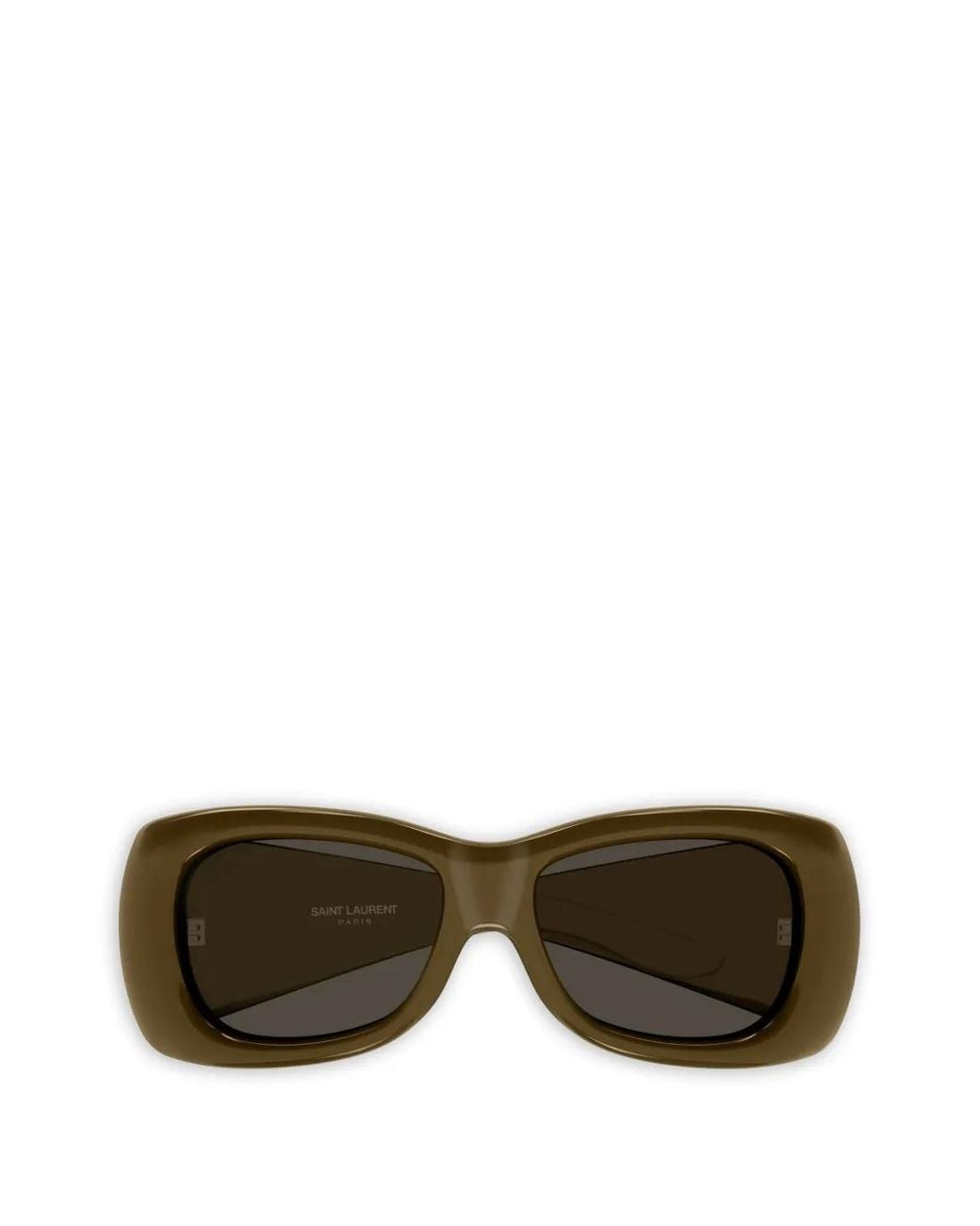 Saint Laurent Brown Howl Rectangle-Frame Sunglasses