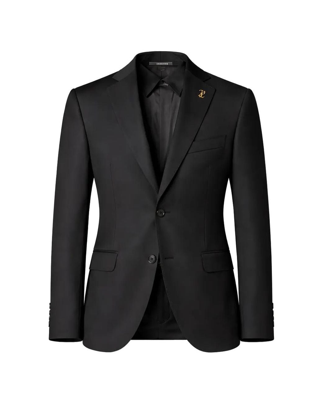 Pal Zileri Black Blazer À Plaque Logo for men