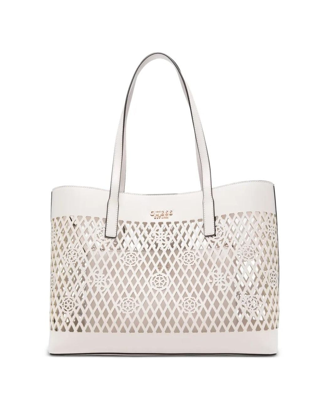 Borsa Tote Letty di Guess in Natural