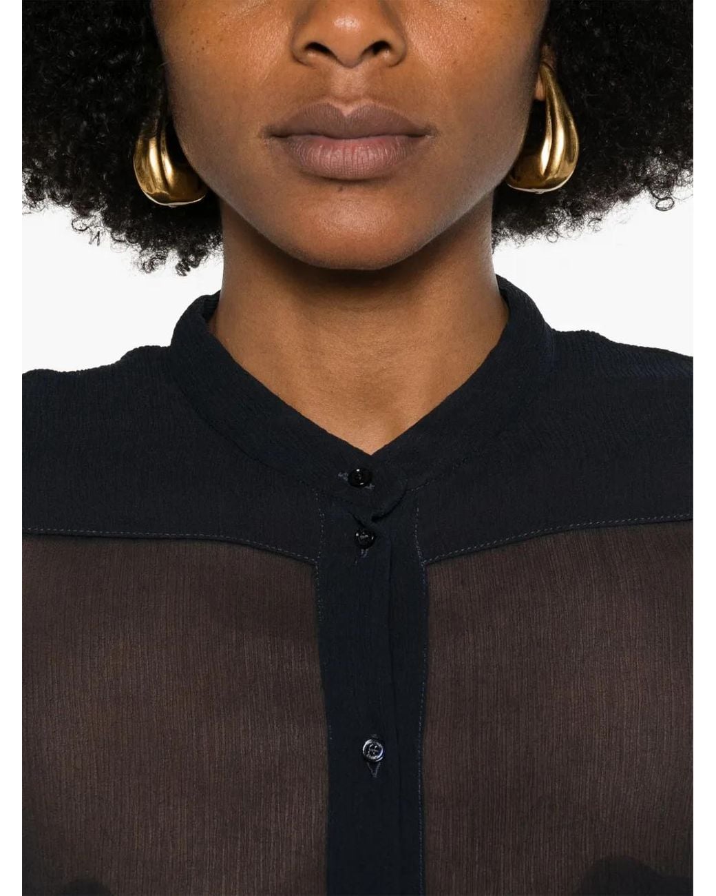 Chloé Black T-Shirts And Polos
