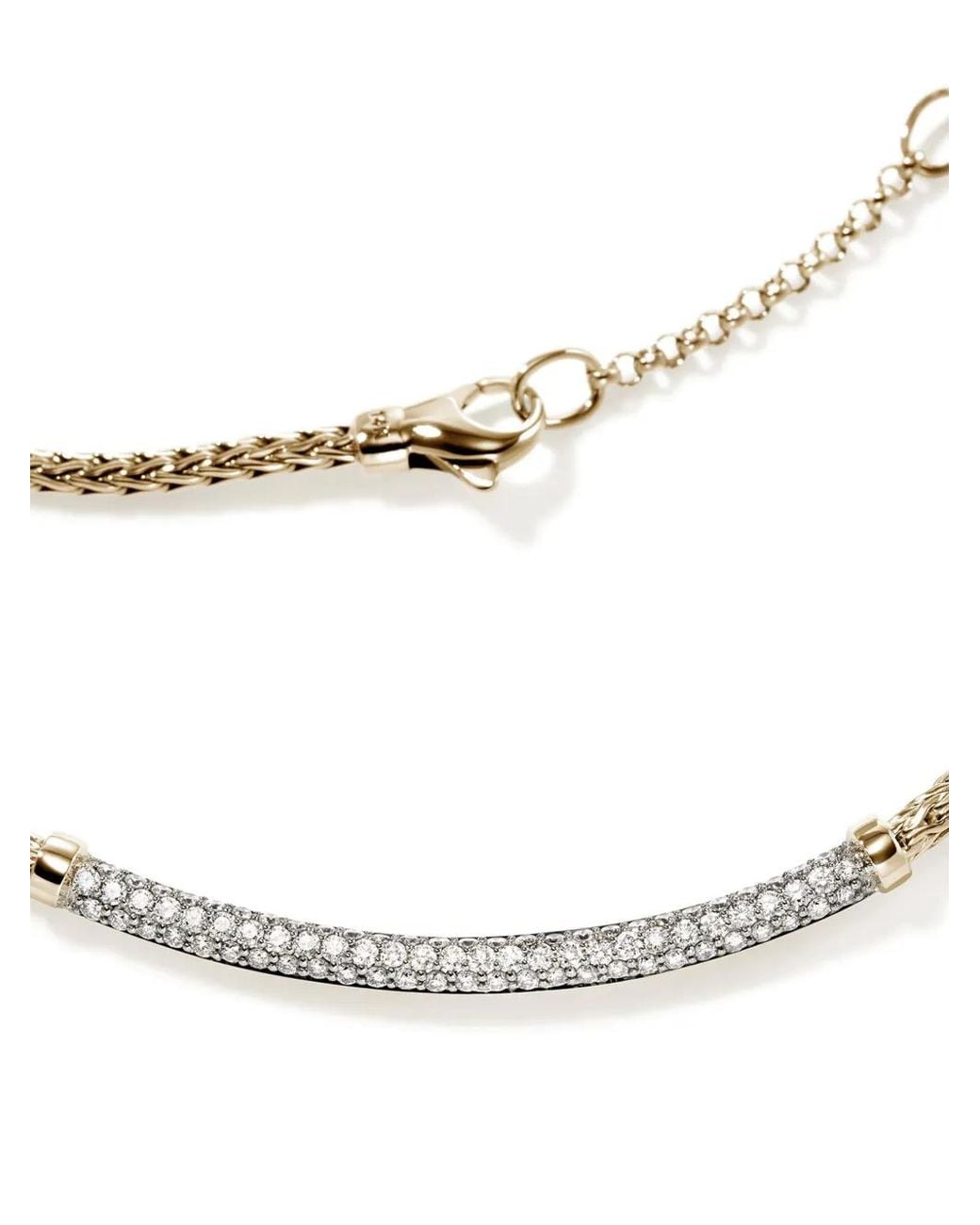 John Hardy White 14Kt Jh Essential Diamond Necklace