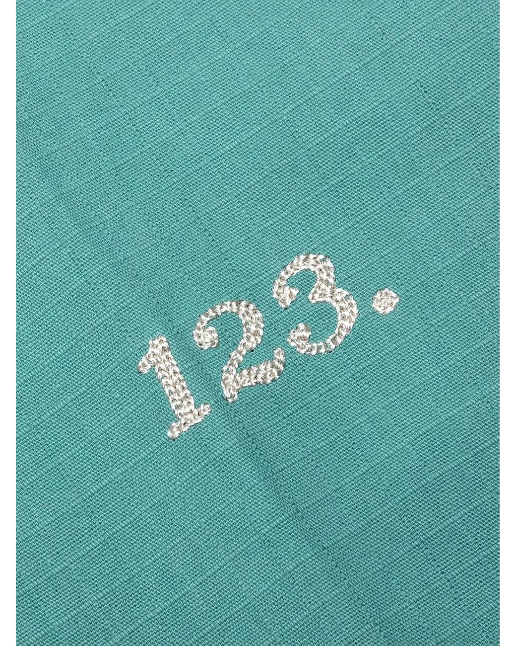Advisory Board Crystals Green Studio Work Apatite Embroidered-Number Drawstring Trousers for men