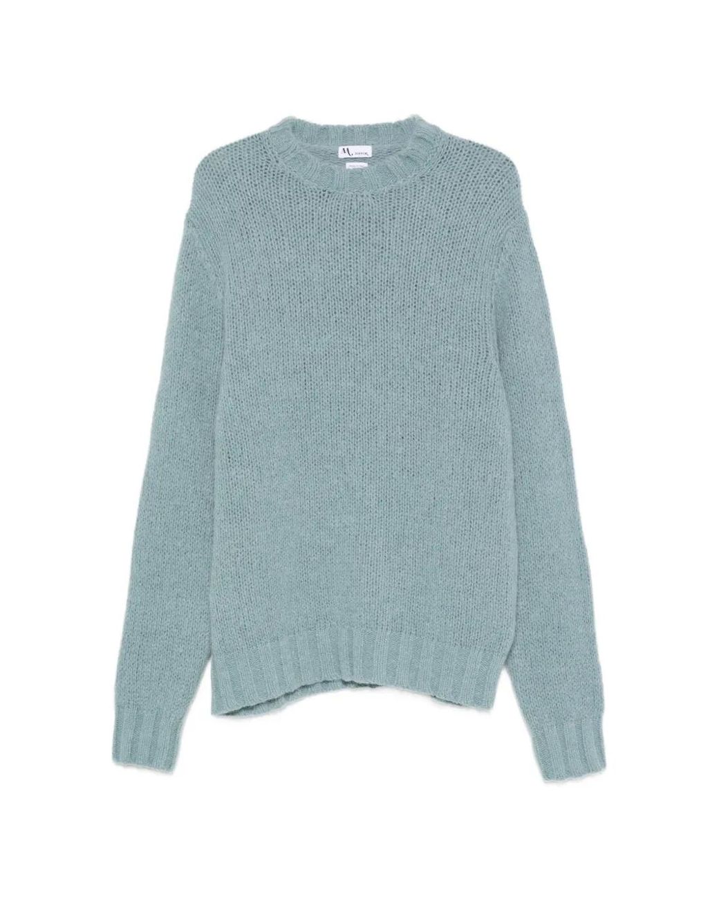 Doppiaa Grob Gestrickter Pullover in Blue für Herren
