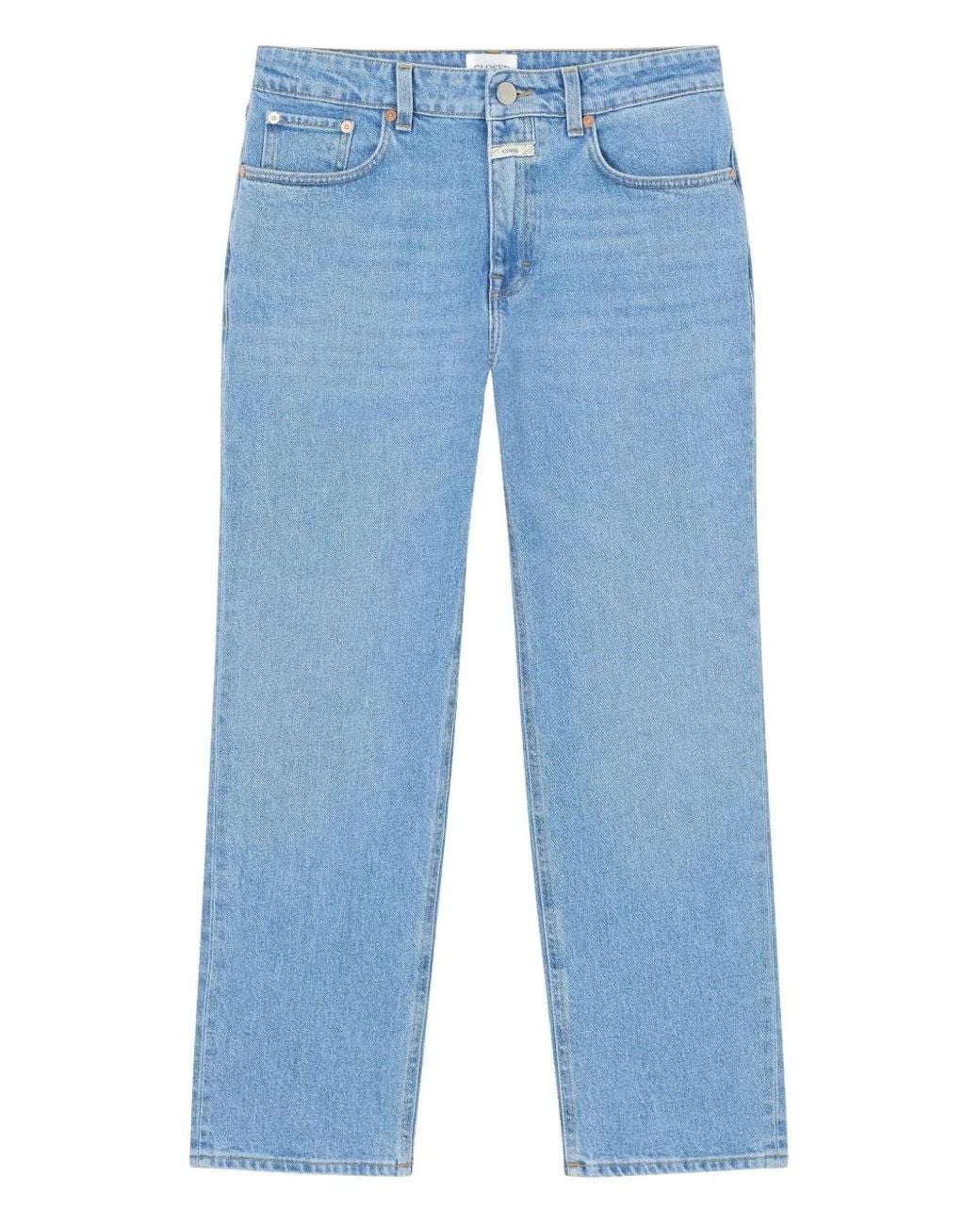 Closed Milo Straight Cropped Jeans in het Blue