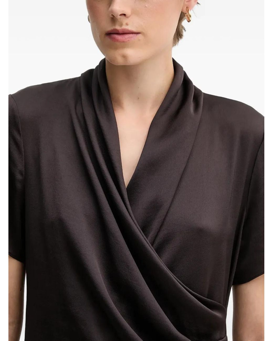 Joseph Ribkoff Black Draped Top