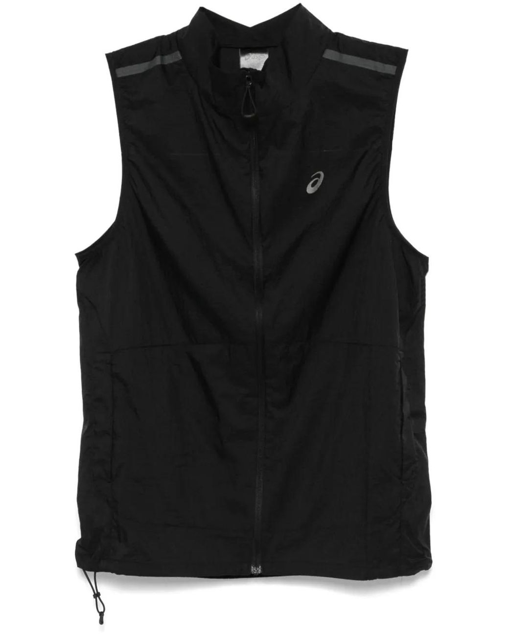 Asics Black Metarun Packable Gilet Clothing