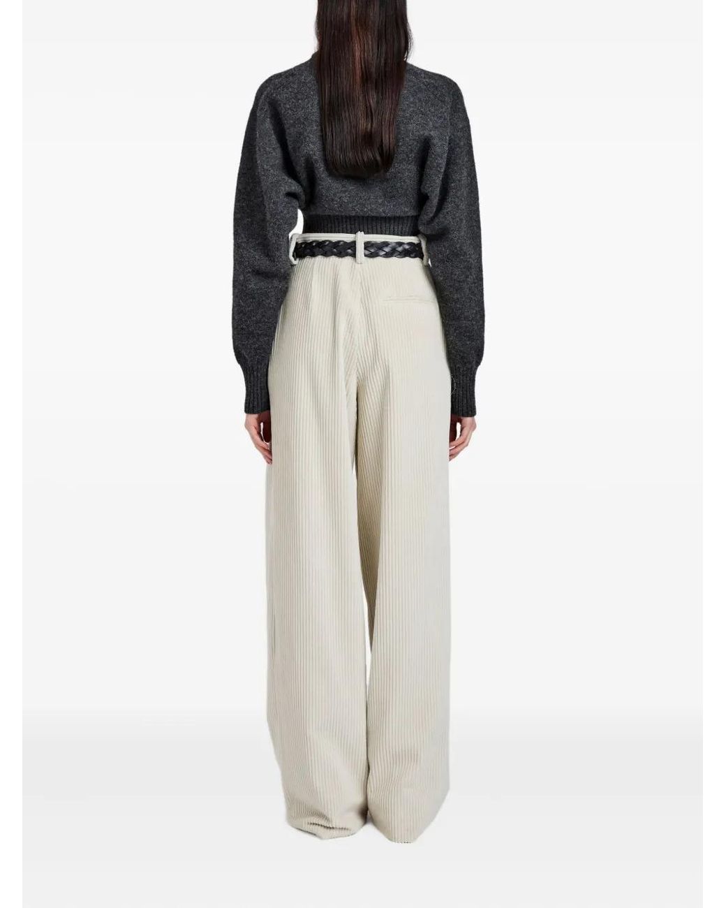 Proenza Schouler White Gerade Cordhose