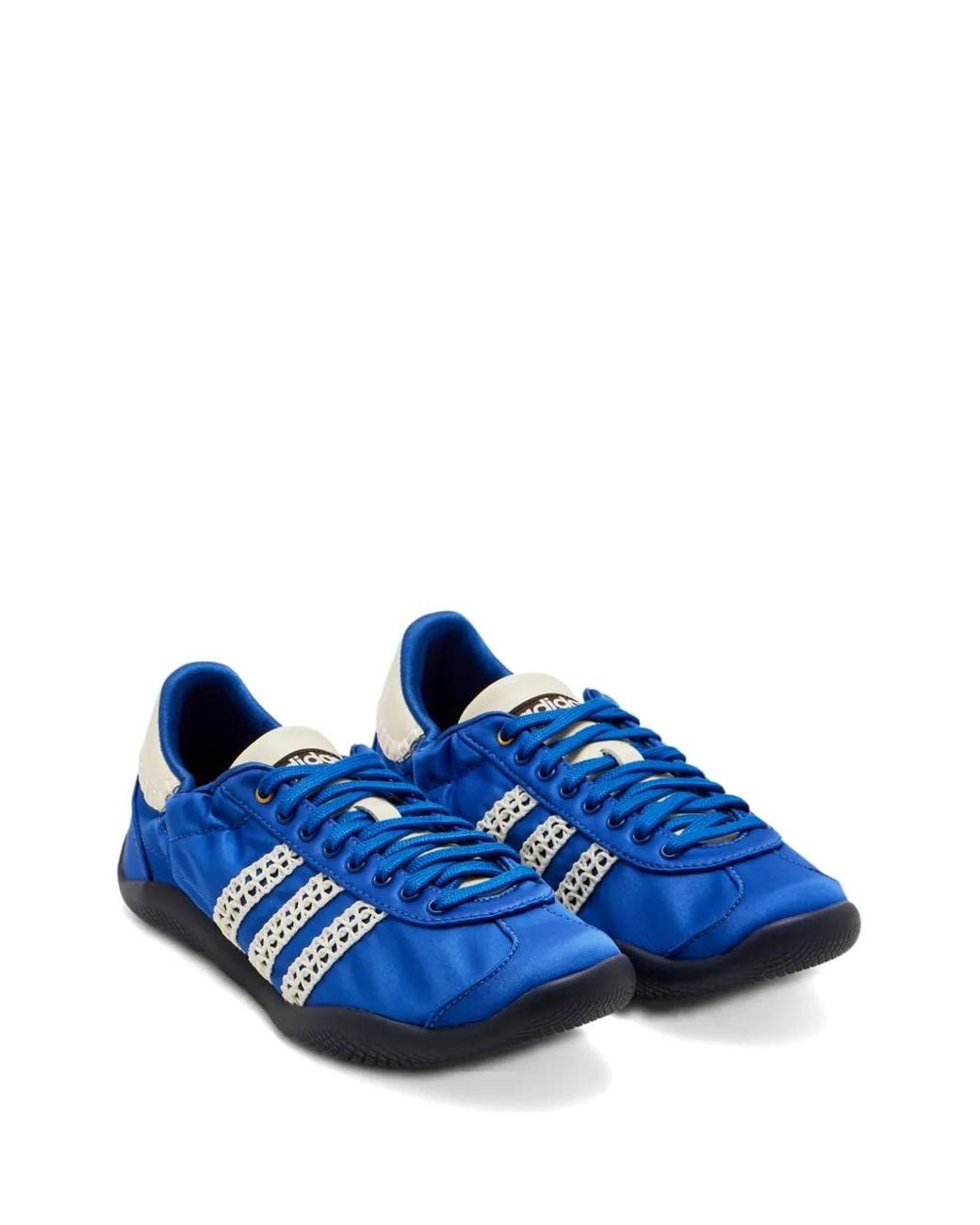Adidas Blue 'Karintha Lo Satin' Sneakers Adidas By Walesbonner