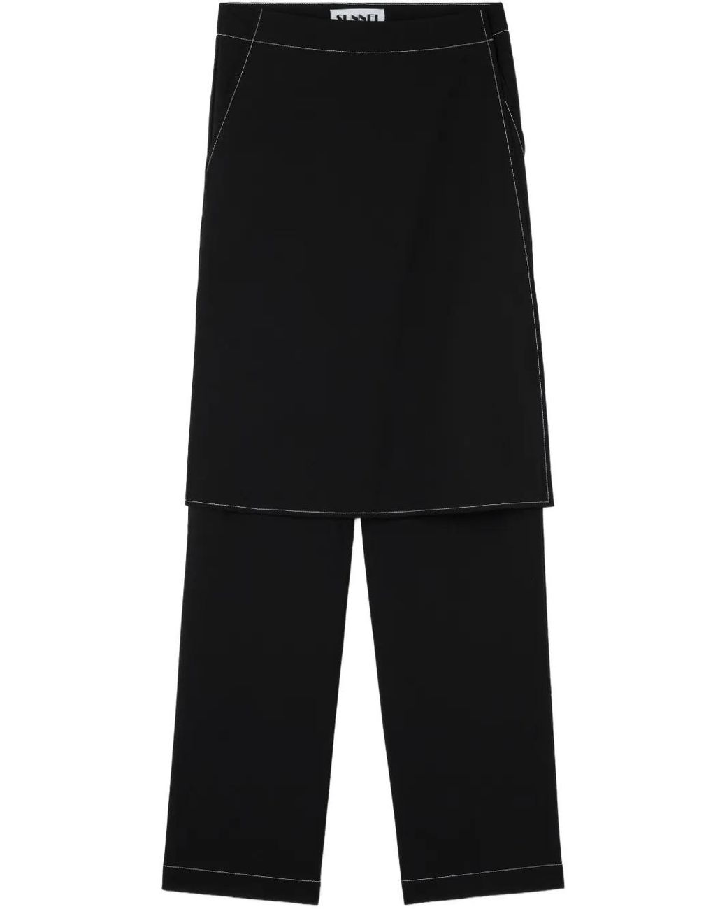 Sunnei Gelaagde Broek in het Black