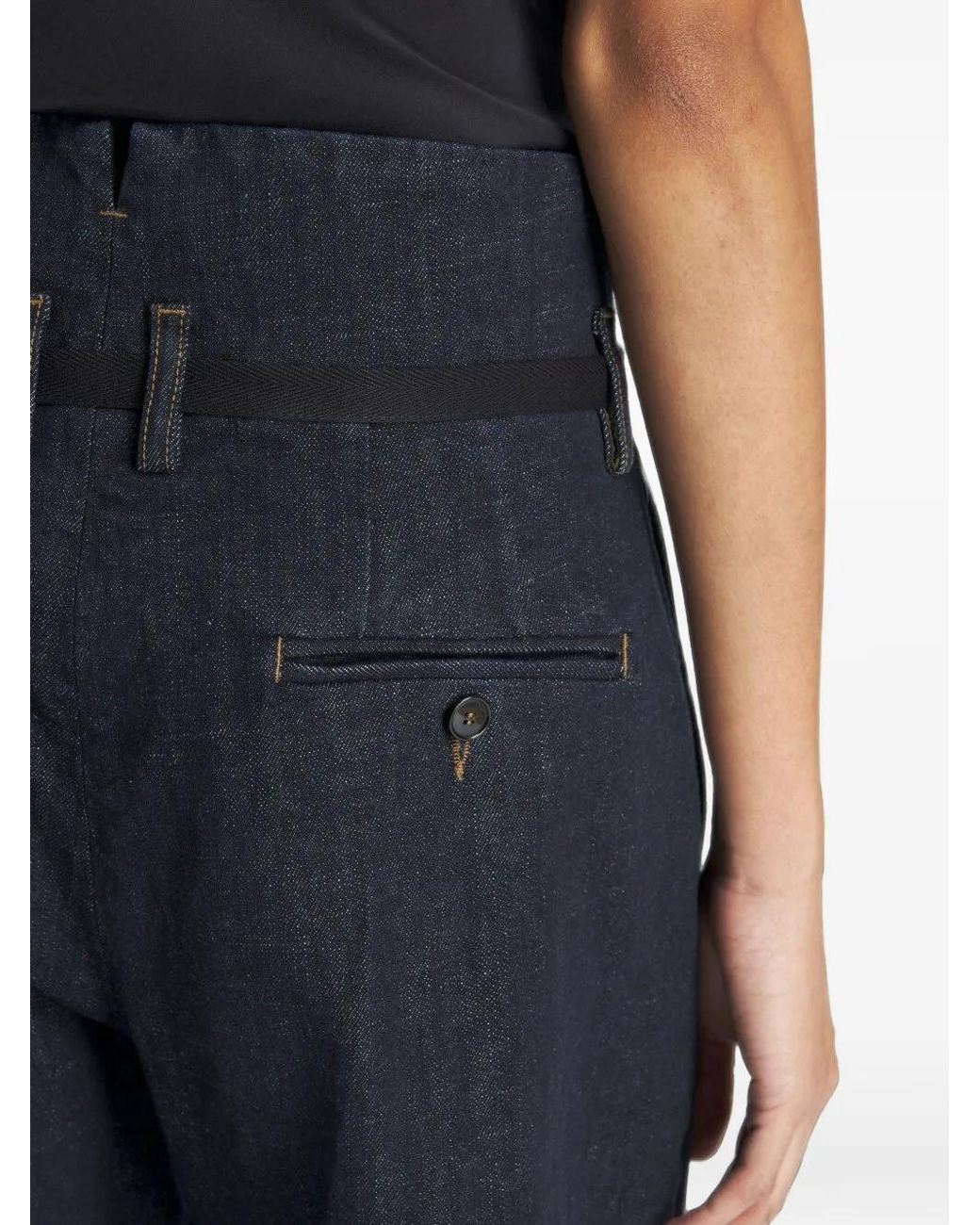 Barena Blue Candiano Wide-Leg Jeans