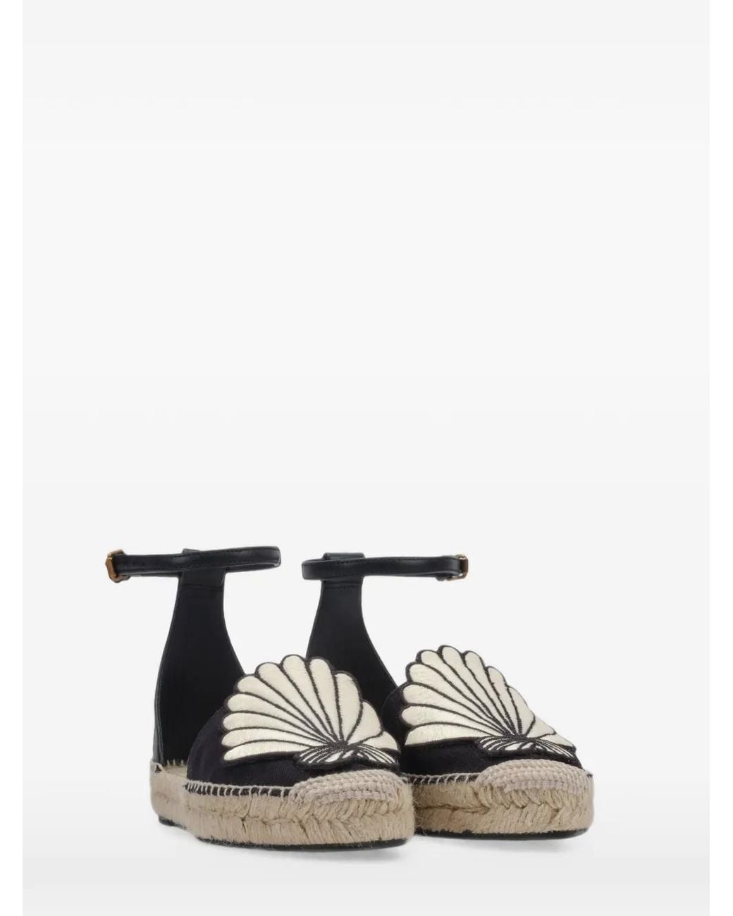 Farm Rio White Espadrilles 3D Shell Iconic