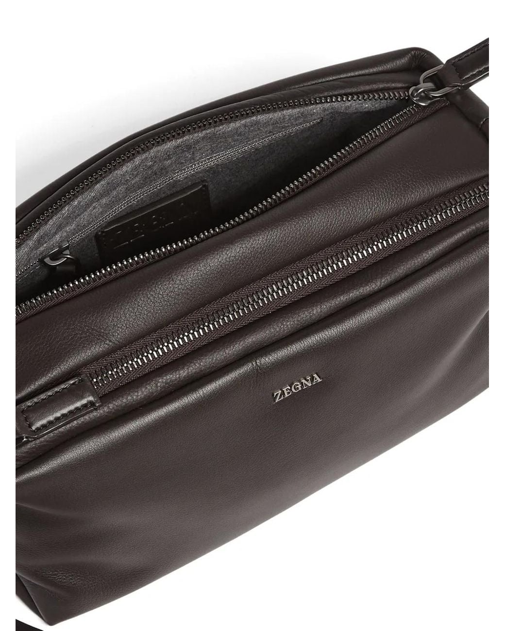 Zegna Black Secondskin Softy Pouch for men