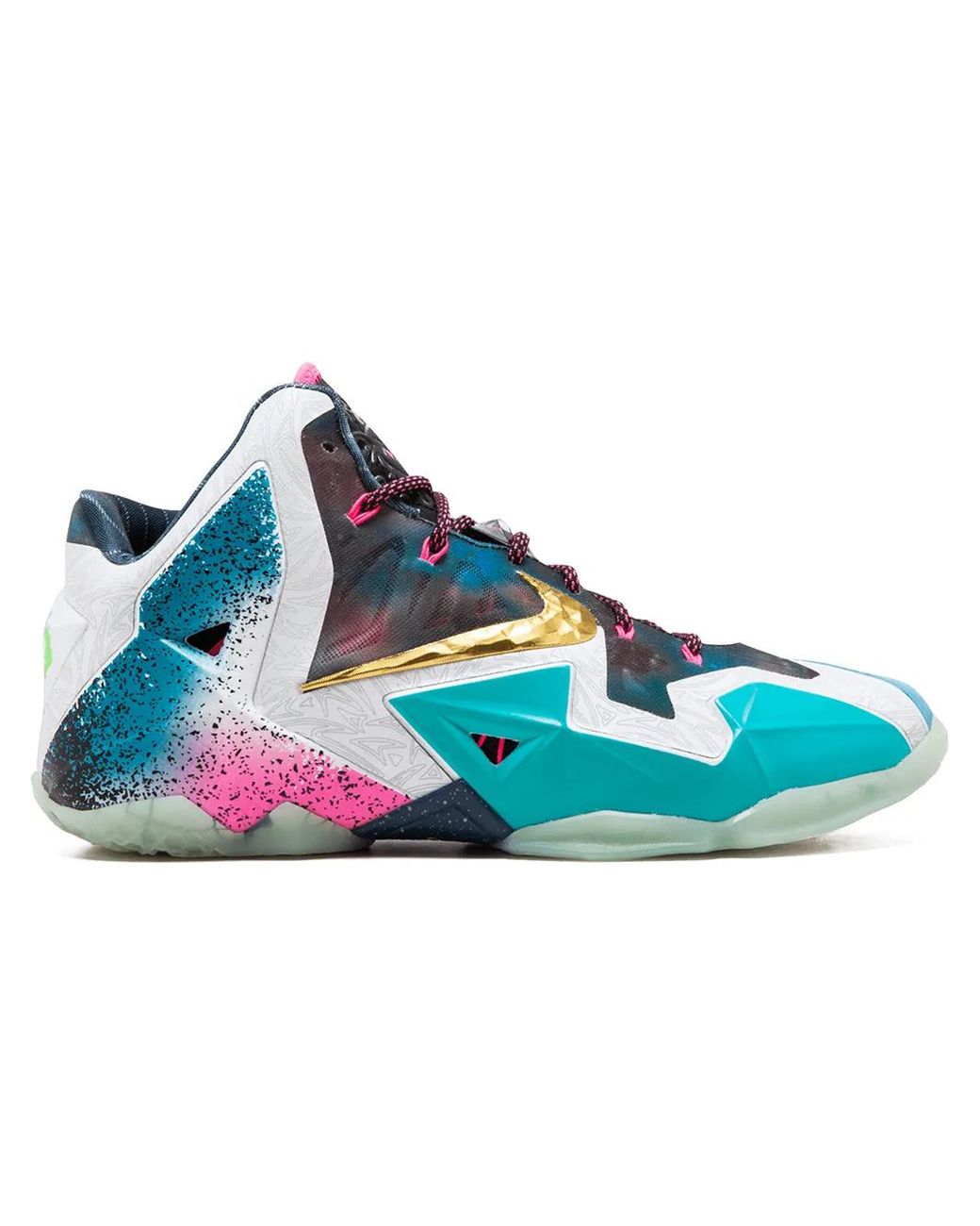 Nike Blue Lebron 11 Premium Sneakers for men
