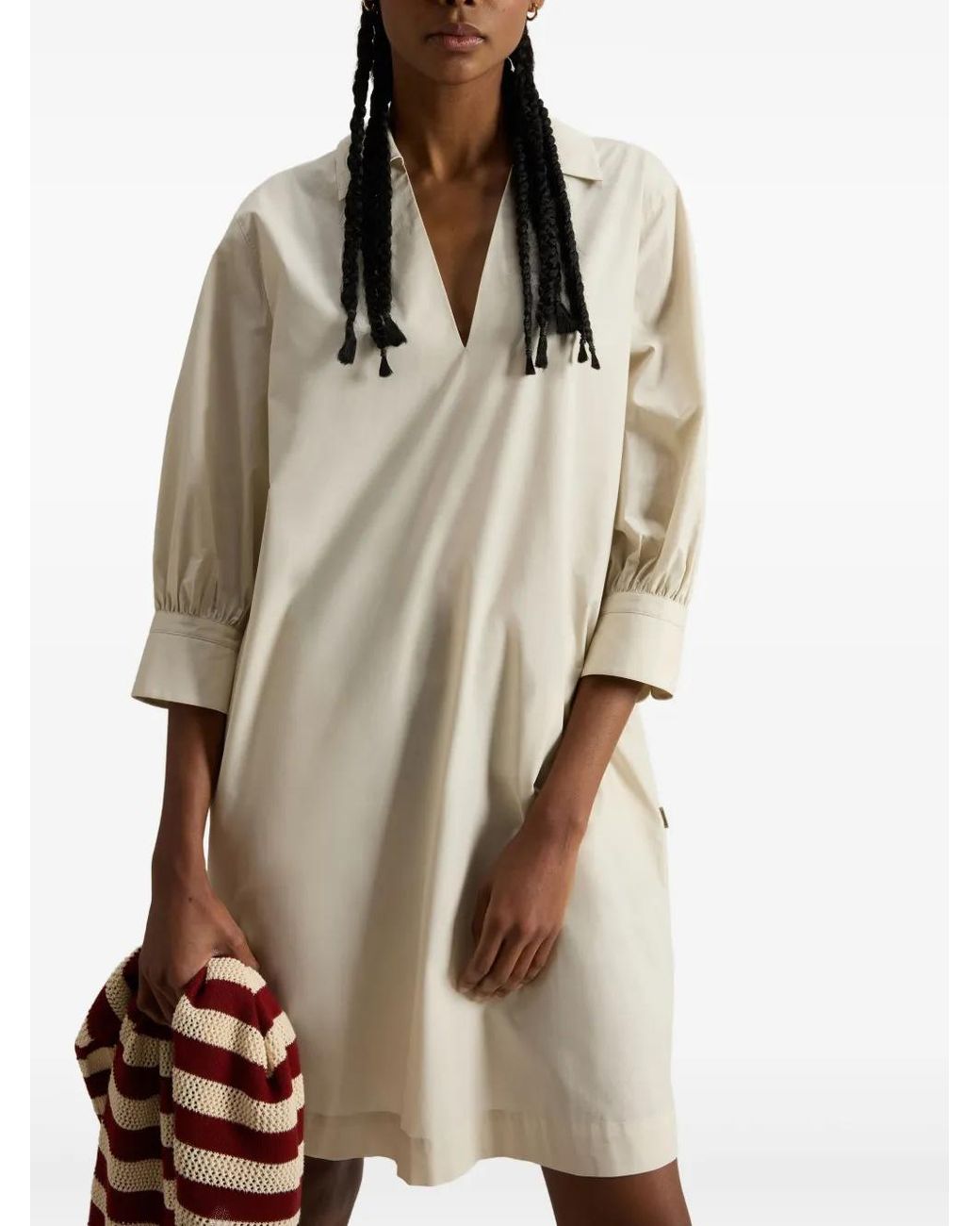 Woolrich Natural Cotton Tunic Dress