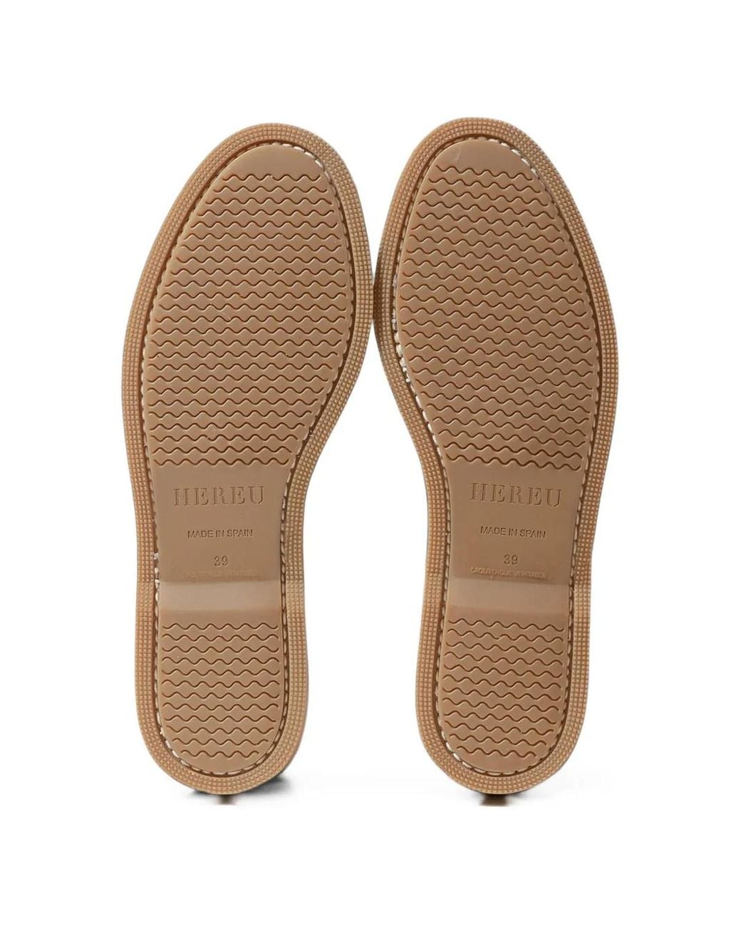 Hereu Brown Interwoven Lace-Up Boat Shoes for men