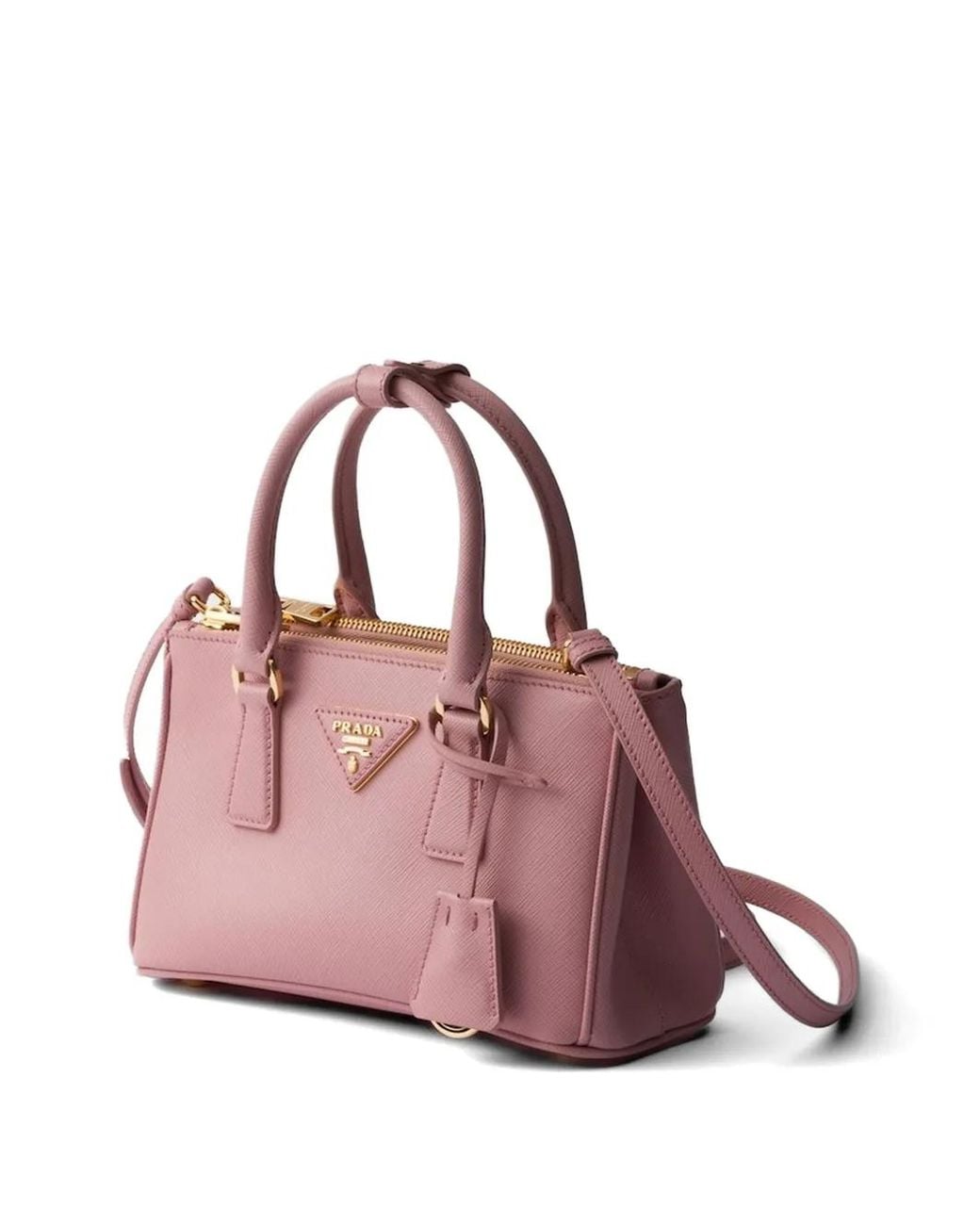 Prada Pink Mini Galleria Tote Bag