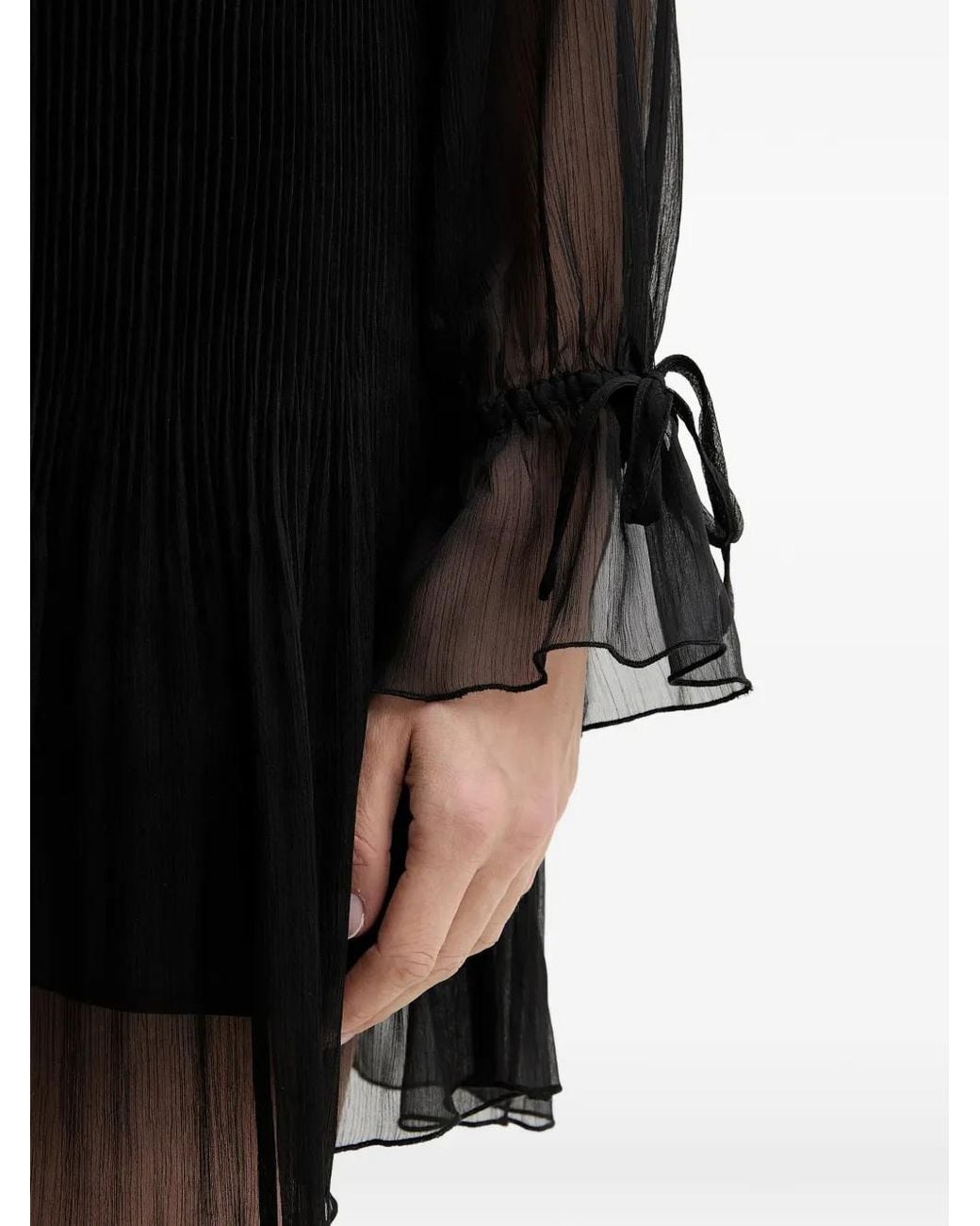 Liu Jo Black Long-Sleeve Mini Dress