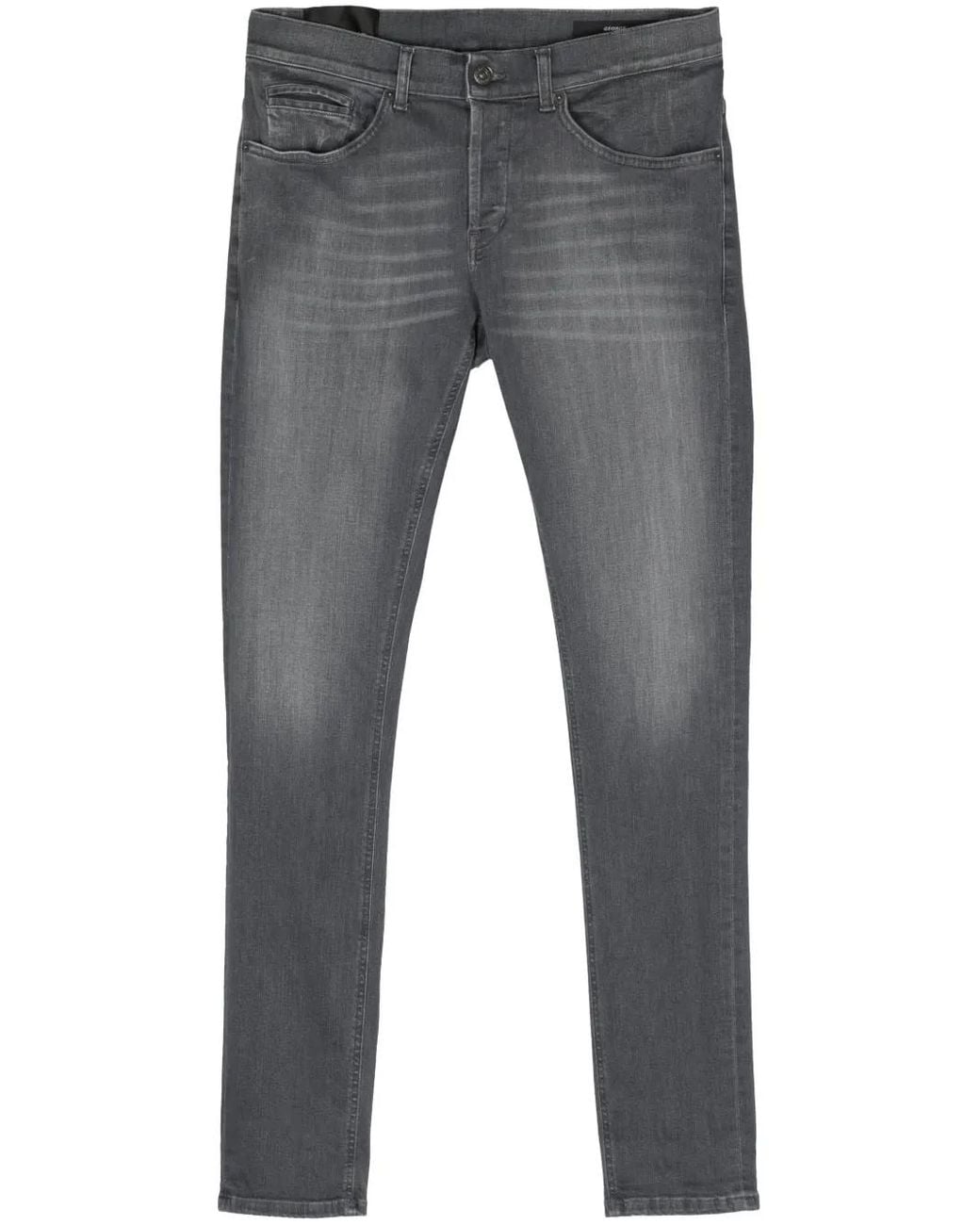 Dondup Gray George Mid-Rise Skinny Jeans for men