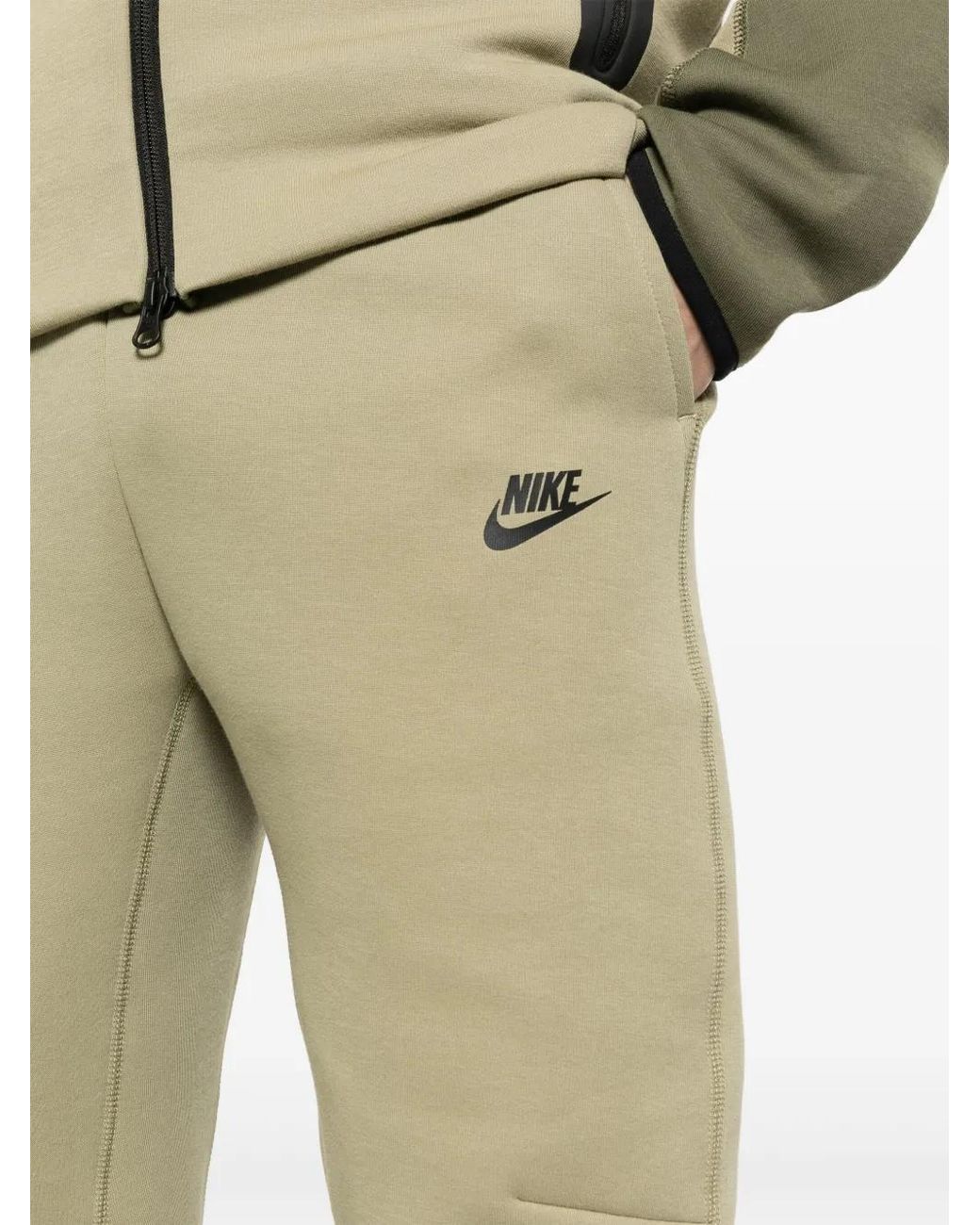 Nike Green Tech Fleece Tapered Track Pants for men