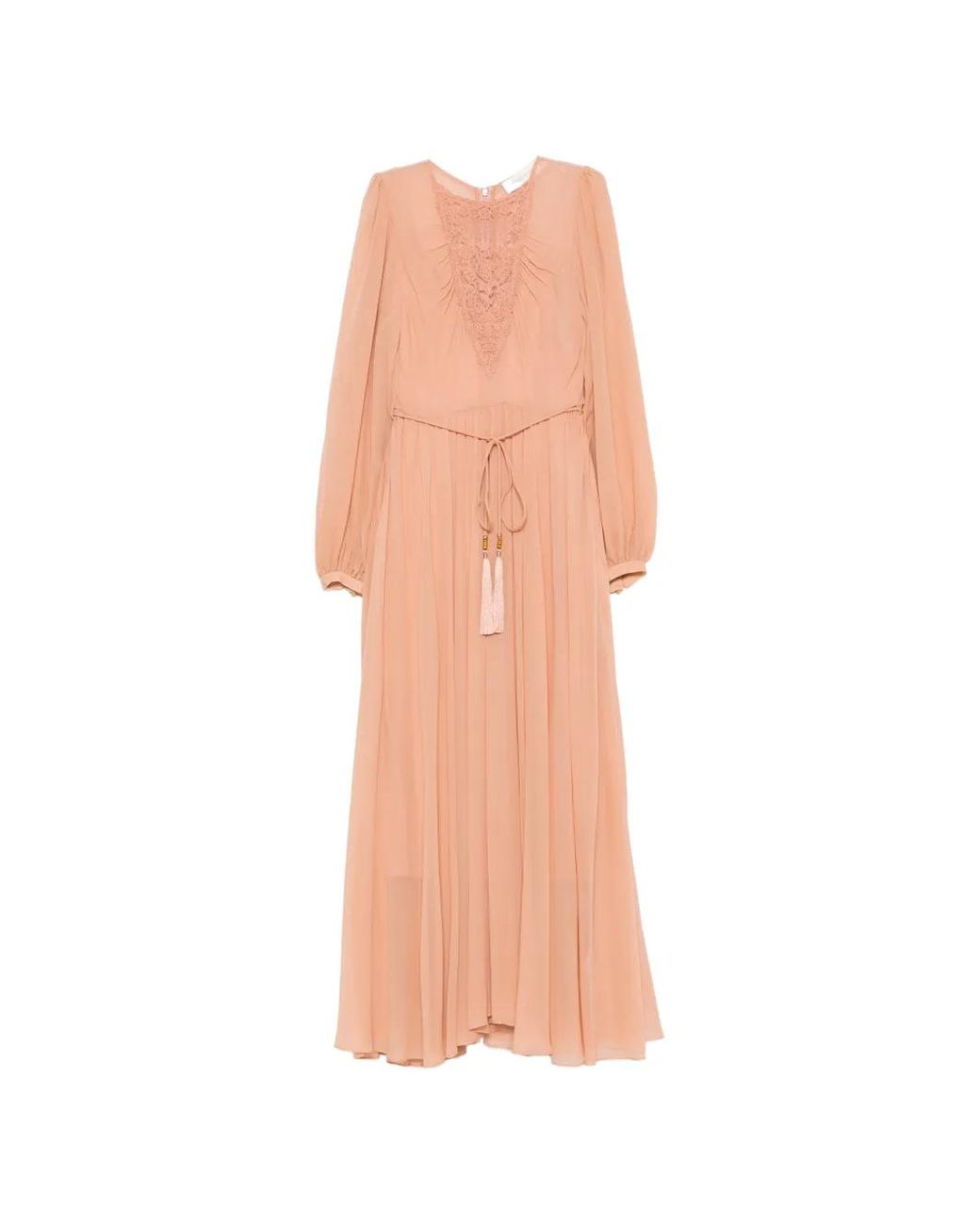 Zimmermann White Valiant Embroidered Bib Dress