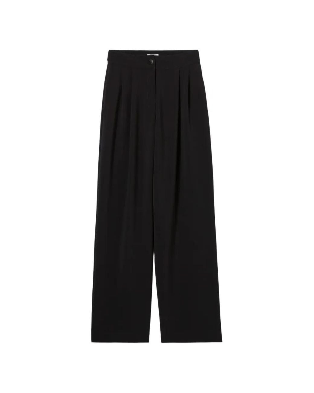 Claudie Pierlot Black Tailored Straight Wide Trousers