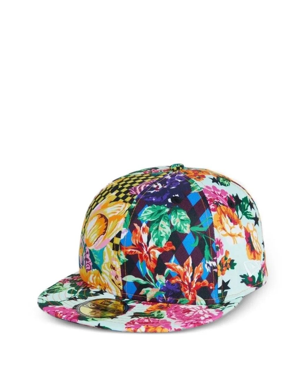 KENZO White X New Era Floral-Print Baseball Cap for men