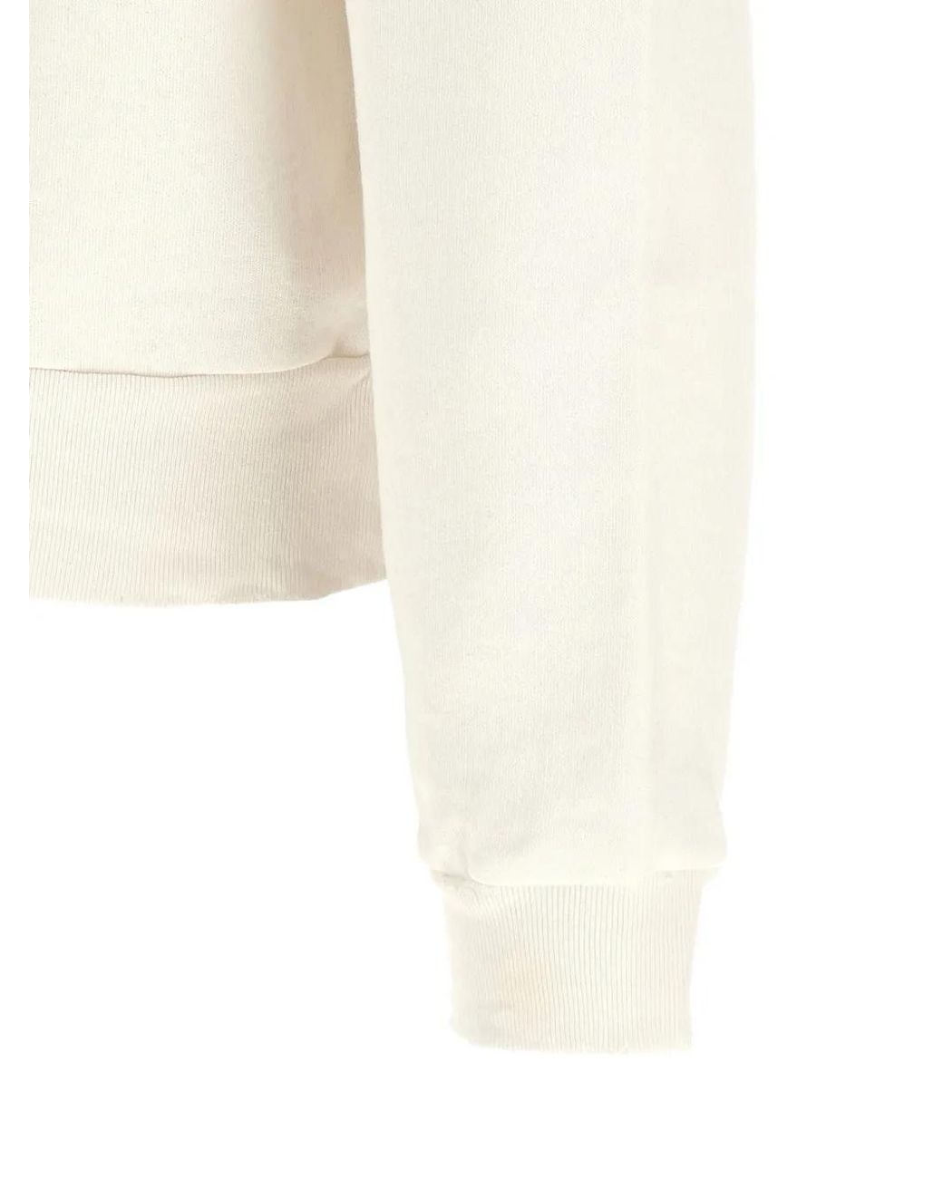 Balenciaga White Graphic-Print Zip-Up Hoodie for men