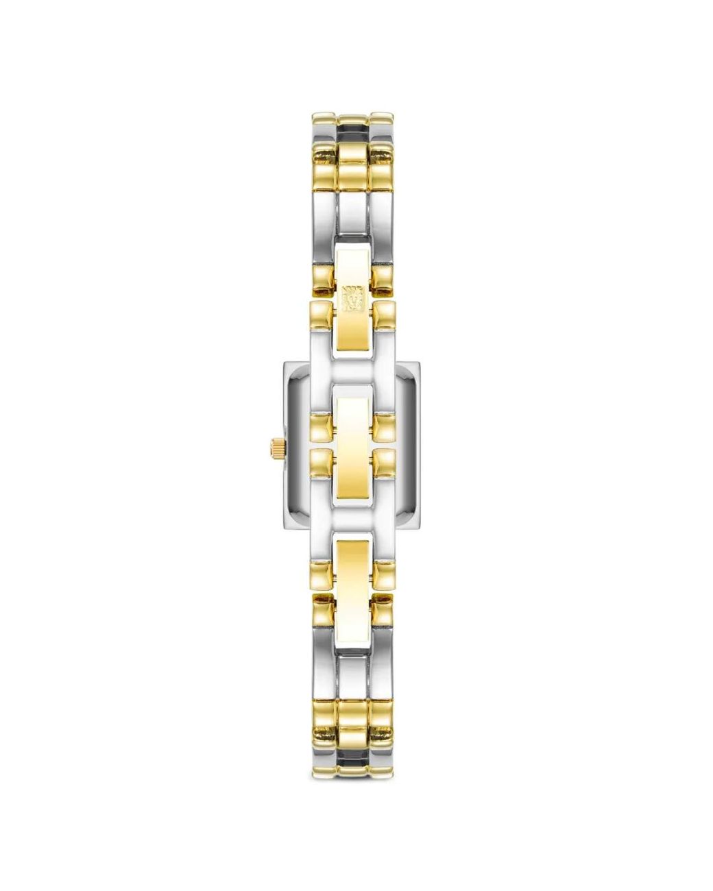 Anne Klein Metallic Rectangular-Case 16Mm Watch