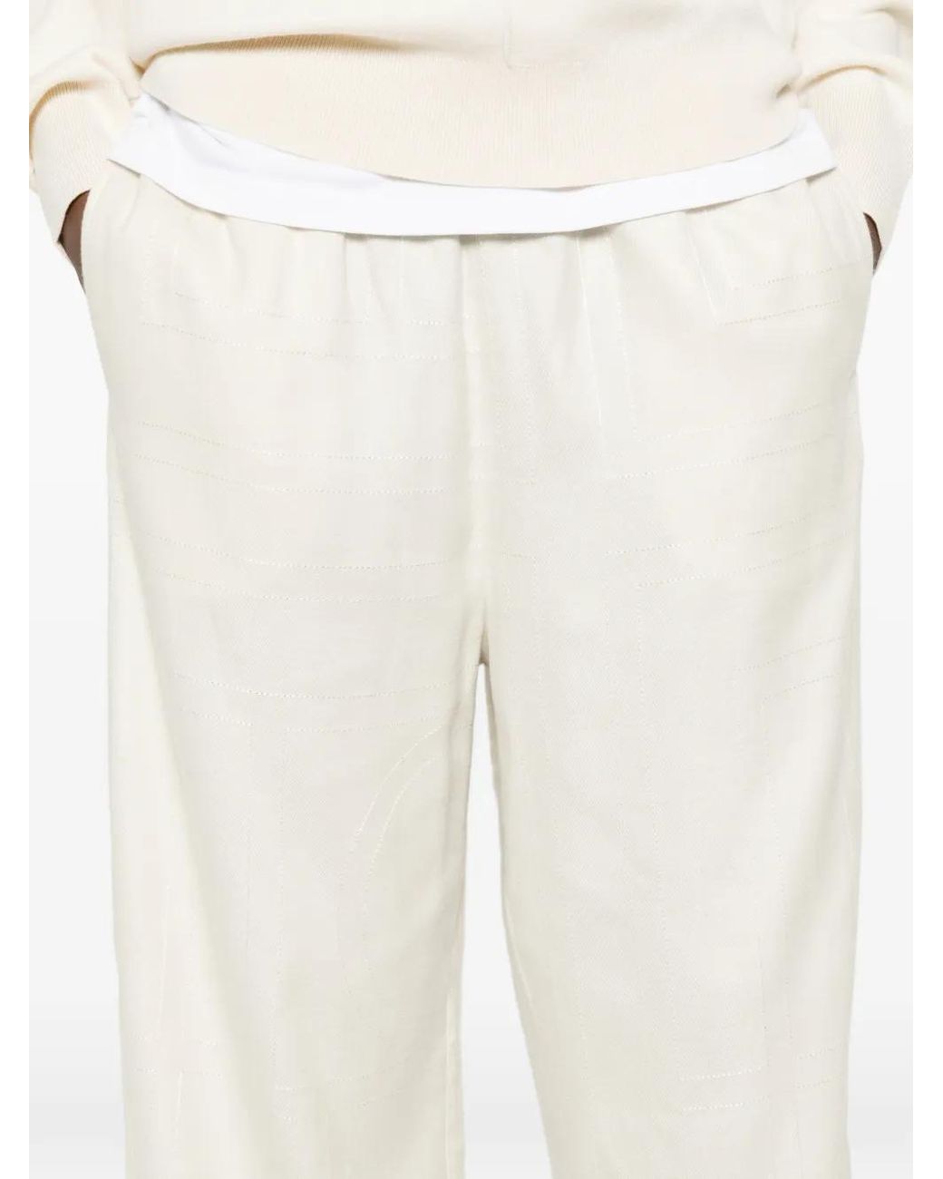 Totême White Pyjama Mit Monogramm