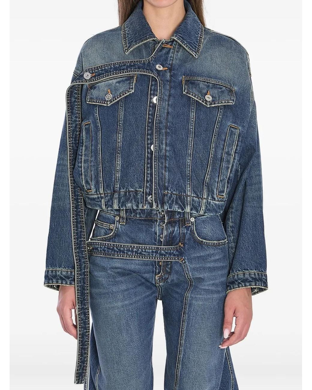 Jean Paul Gaultier Blue Strap Jacket