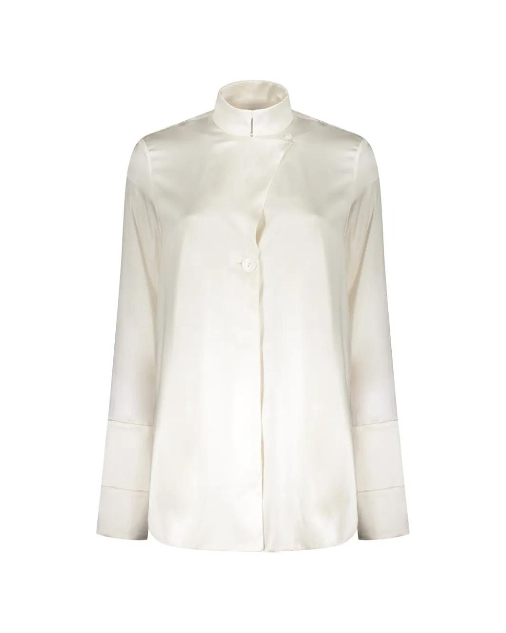 Ellery White Asymmetric Shirt