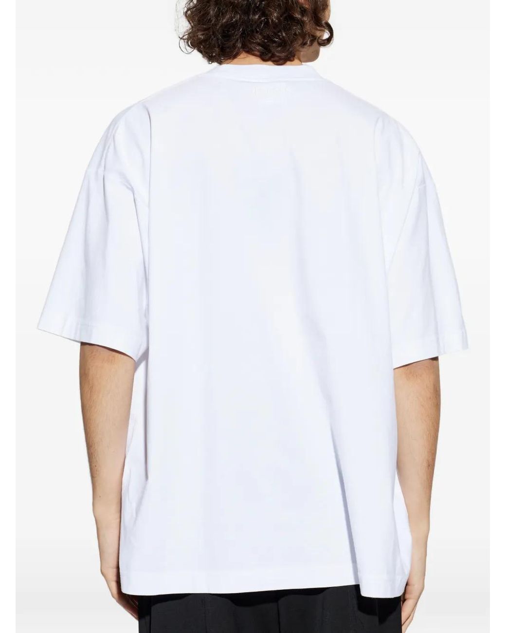 Vetements White Iconic Logo T-Shirt for men