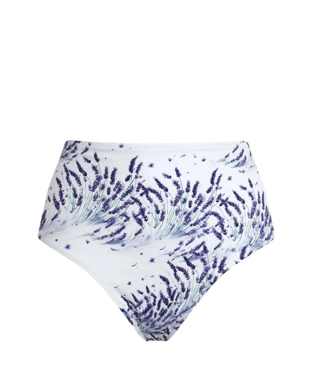 Vilebrequin Blue Bas De Bikini Imprimé Lavande