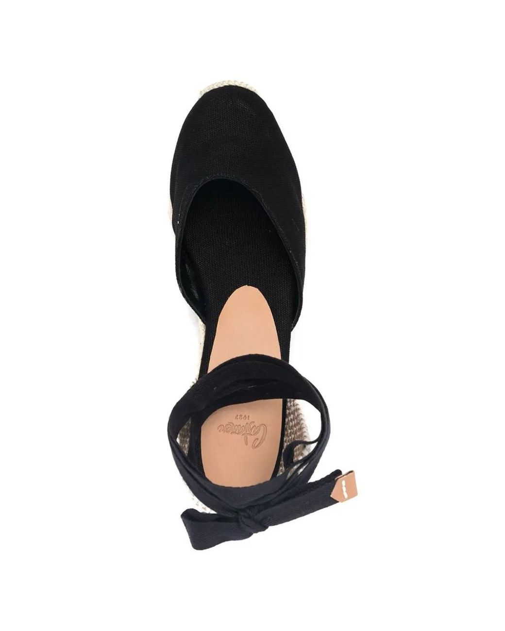 Castaner Black Carina Wedge Espadrilles
