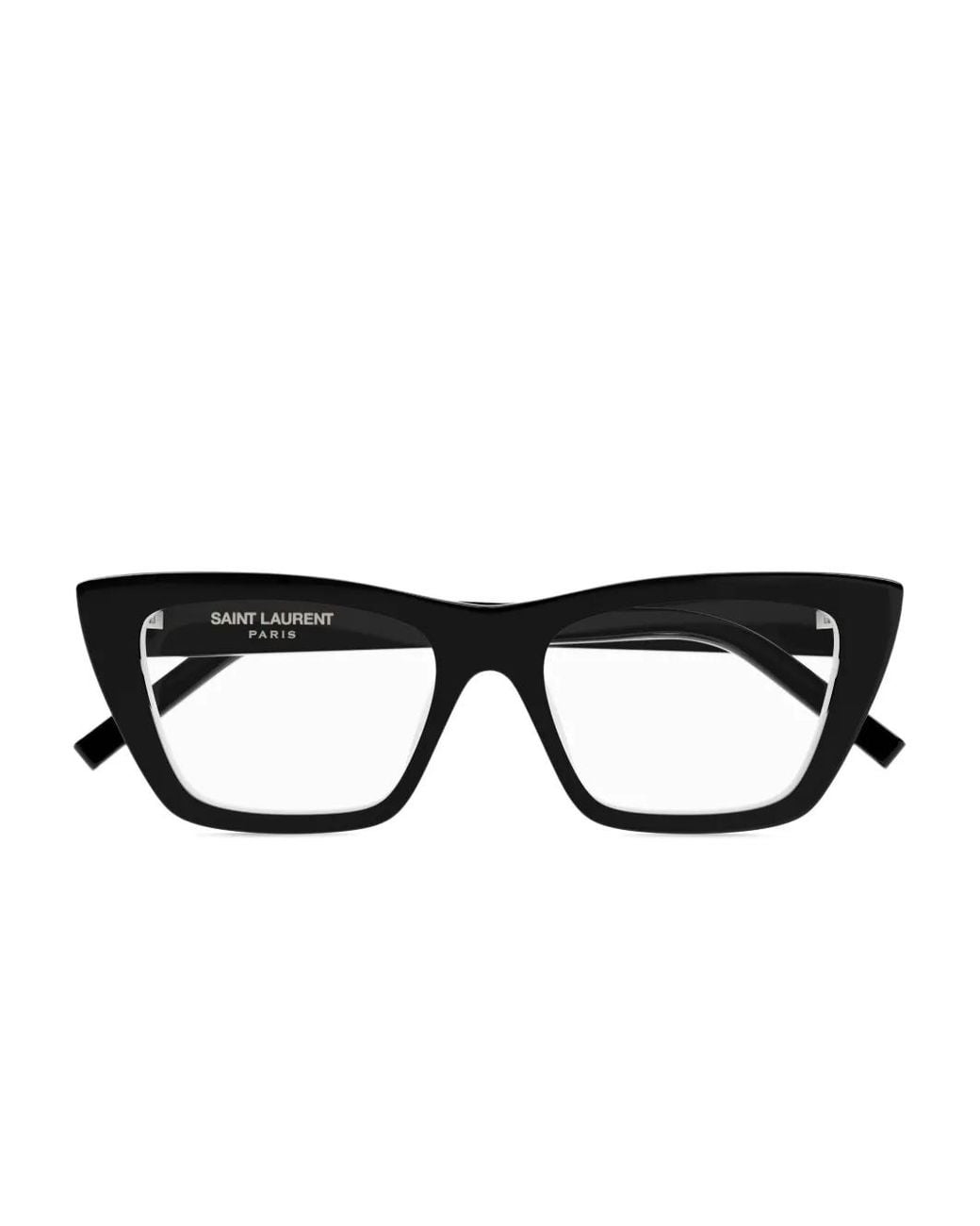 Saint Laurent Black Square-Frame Glasses