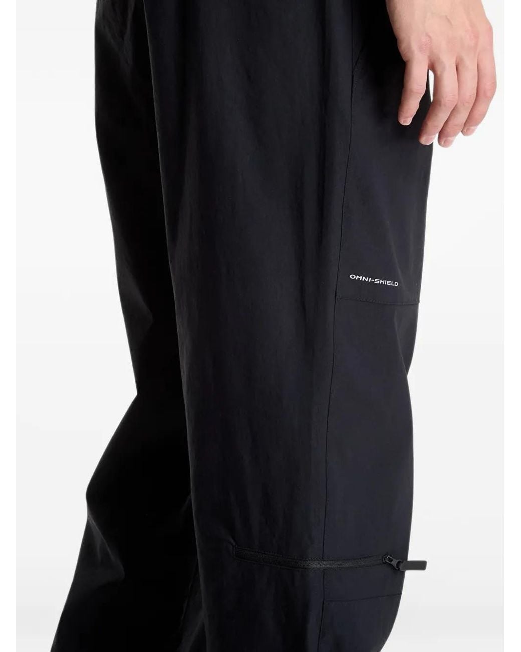 Columbia Black Woven Cargo Pants for men
