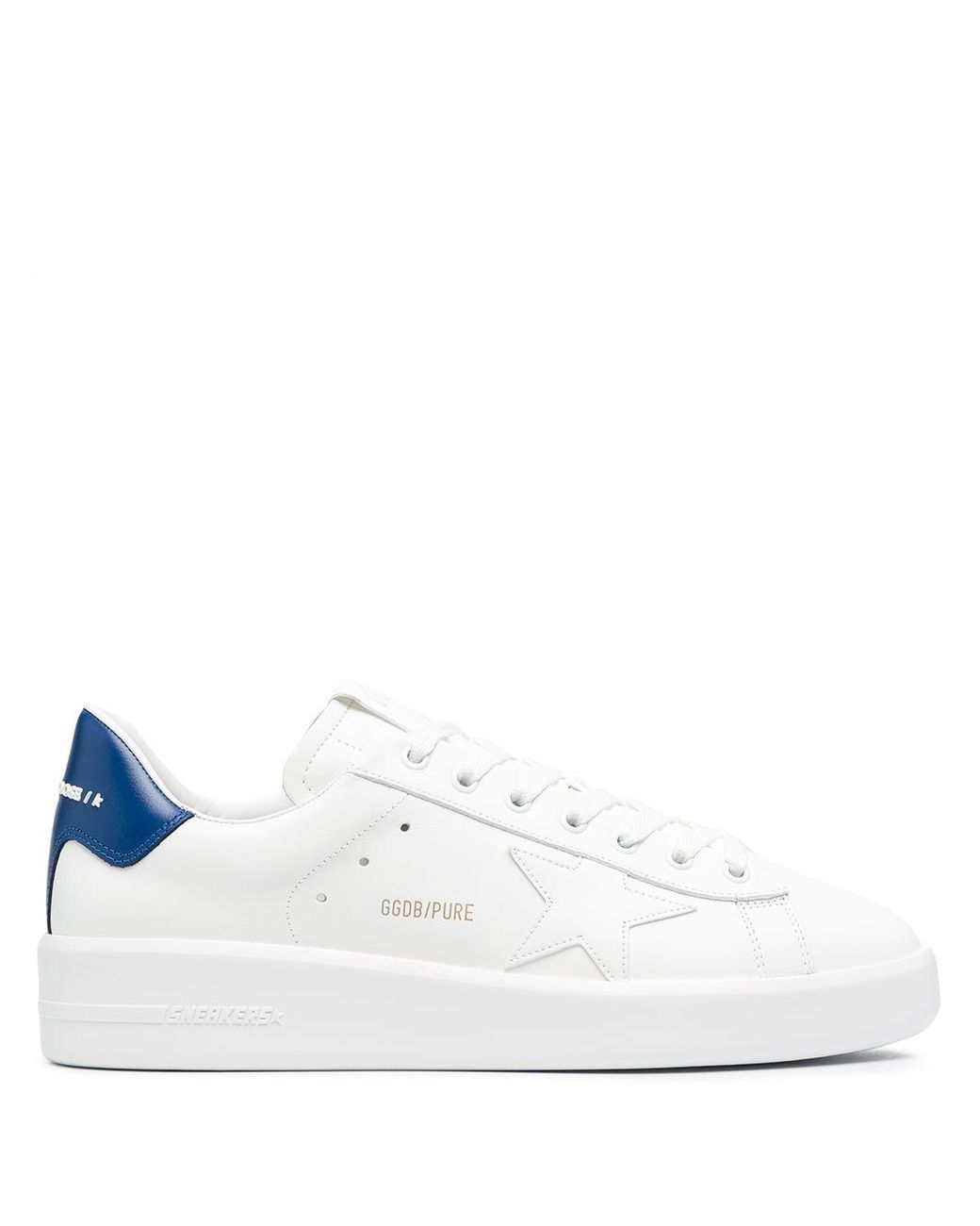 Golden Goose Deluxe Brand Leather Purestar Sneakers in White for Men - Lyst