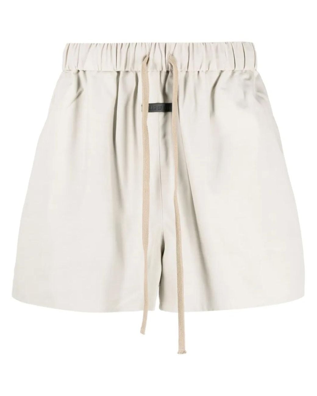 Fear Of God Natural Drawstring-Waist Short Shorts for men