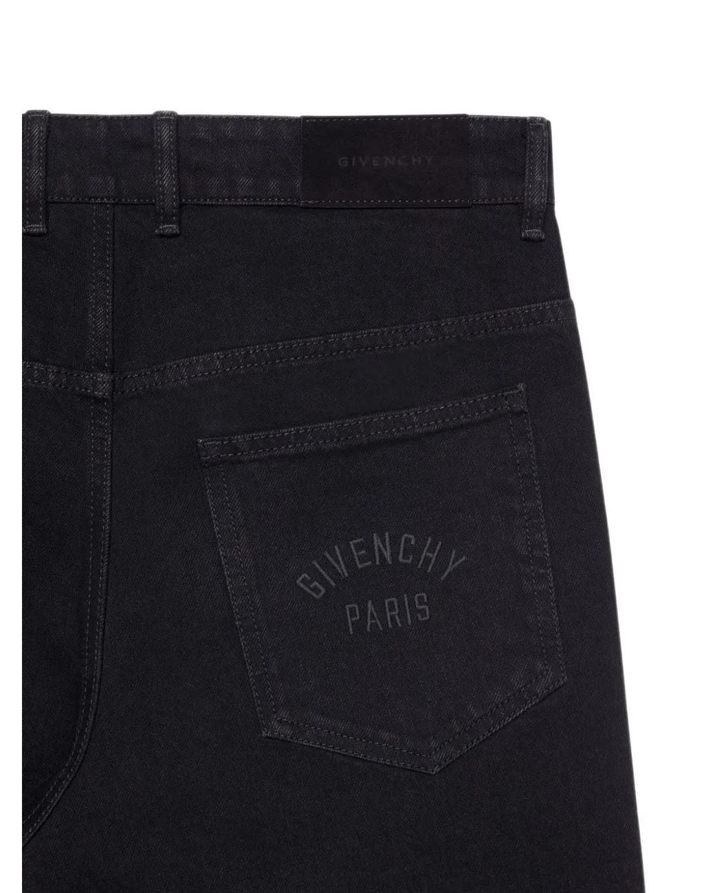 Givenchy Black Straight Leg Jeans for men