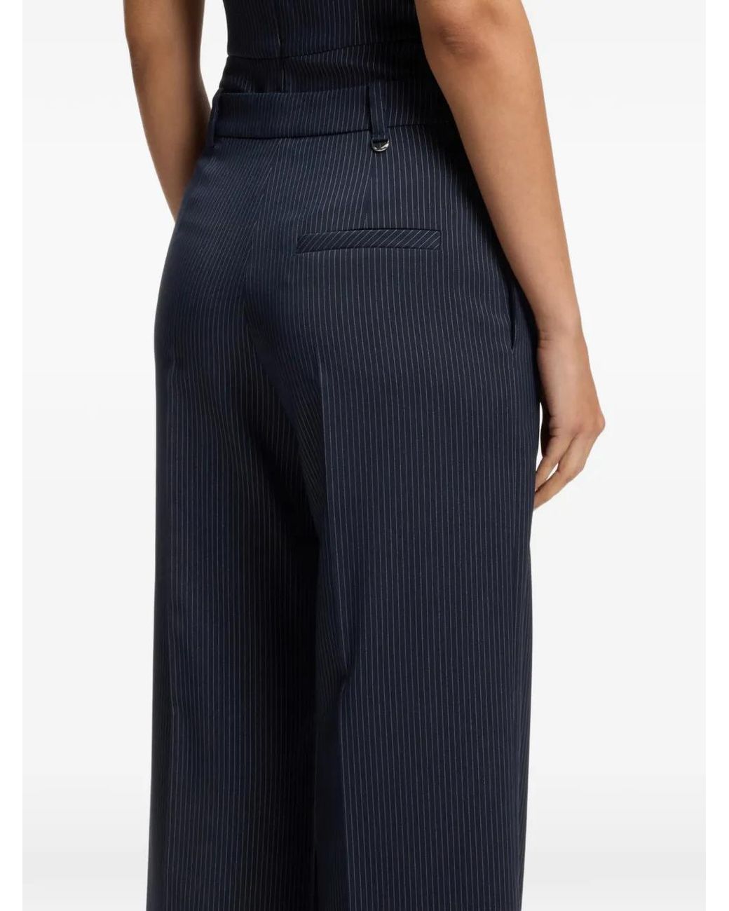 HUGO Blue Regular-Fit Wide-Leg Pants