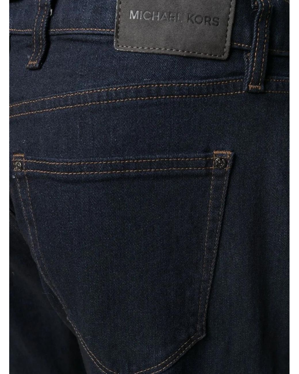 Michael Kors Blue Five Pocket Jeans for men